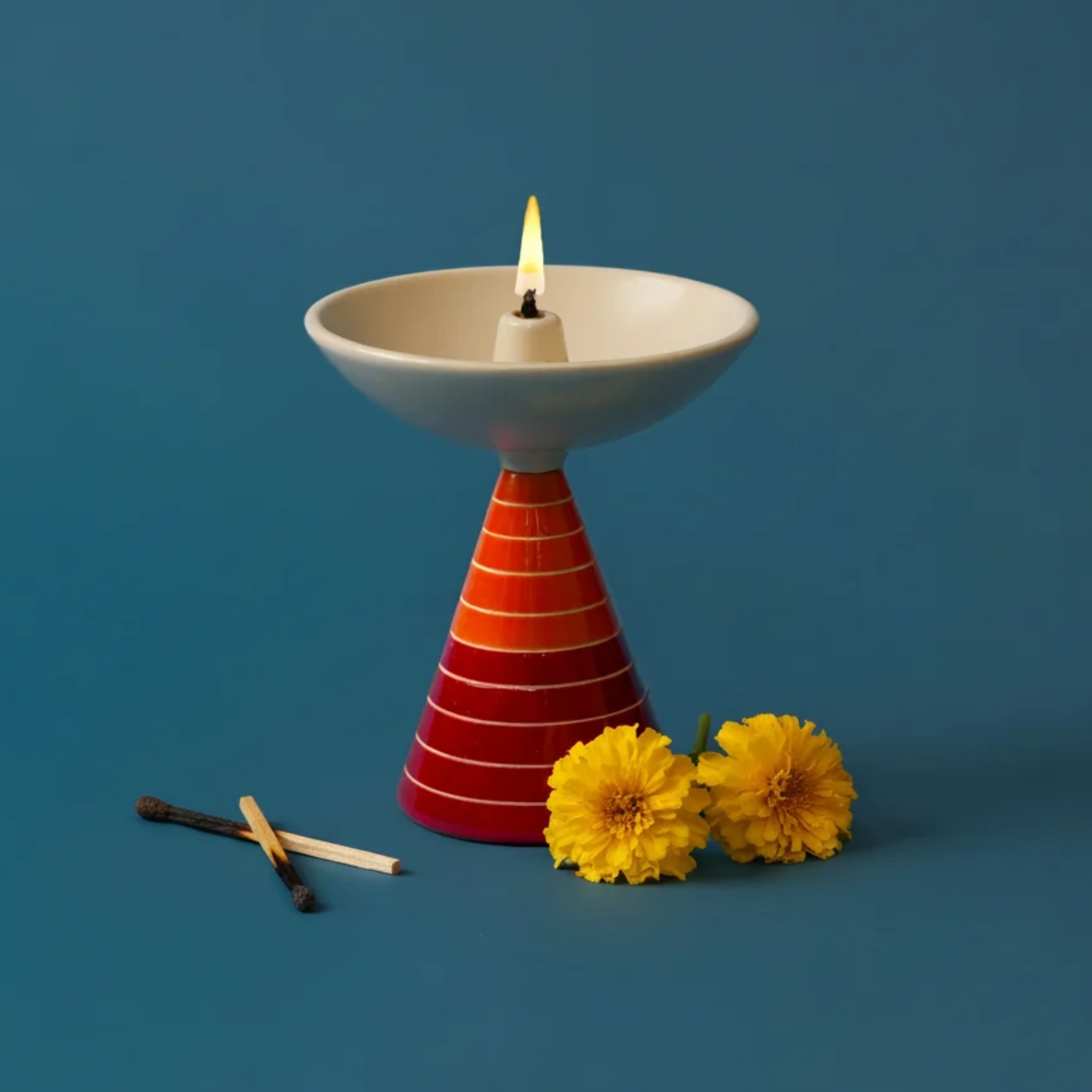 UT Oil Lamp Small [Bands Orange]