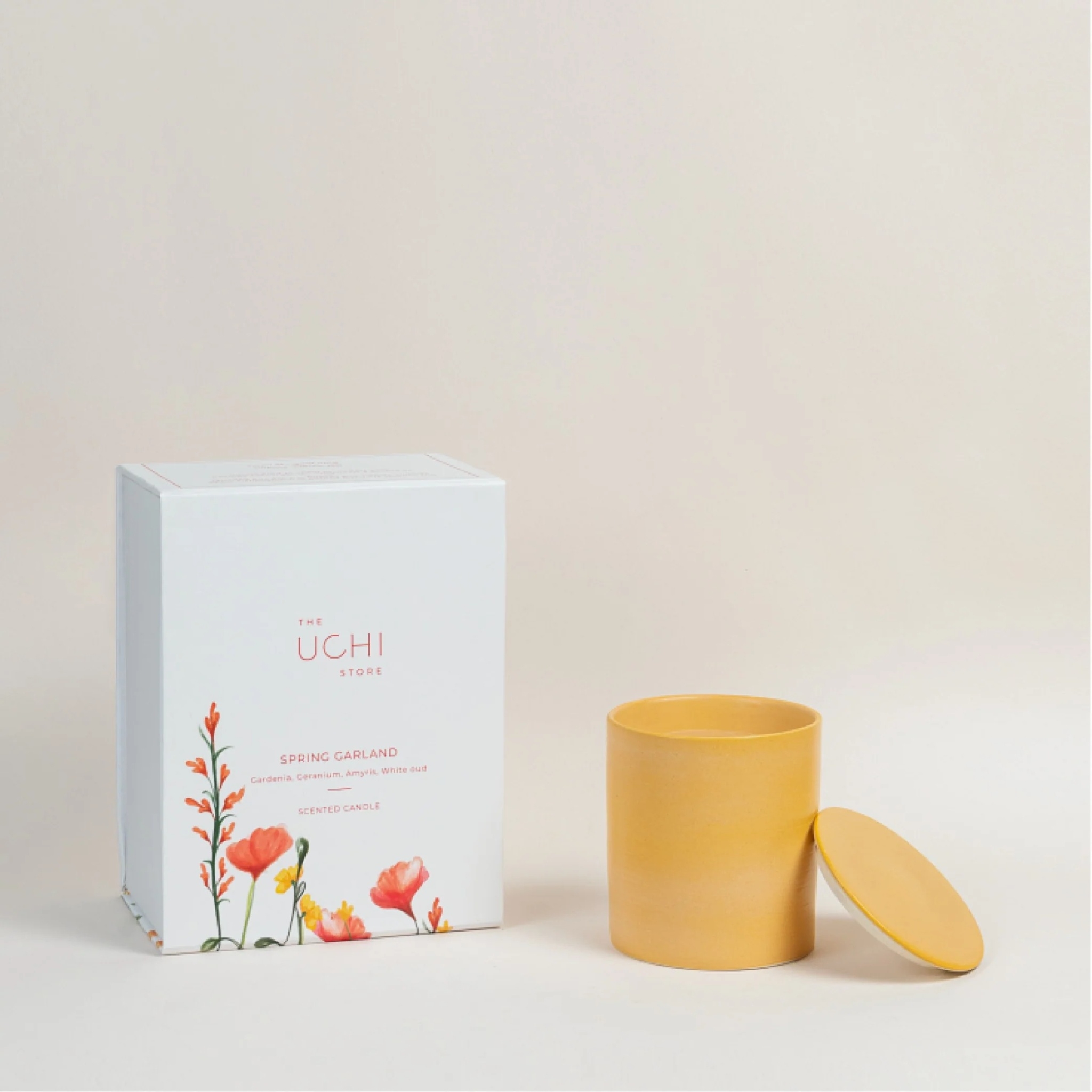 Spring Garland candle by The Uchi Store | Tooffi
