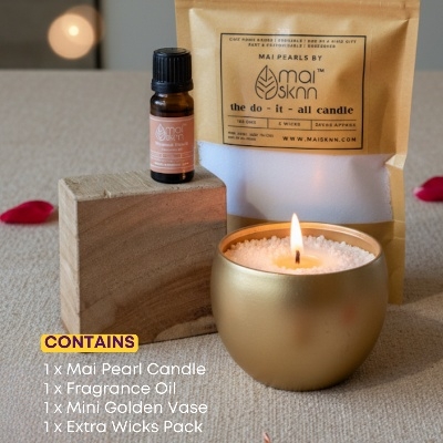 Mini Vase Decorative Candle