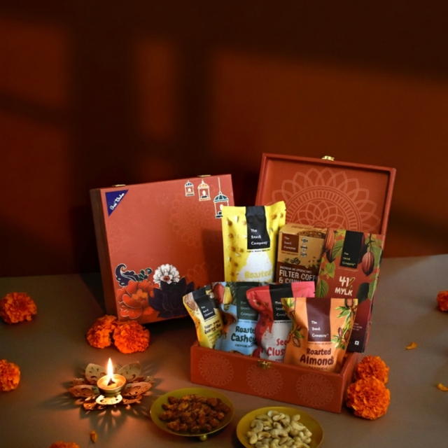 Premium Gourmet Snacks & Chocolate Gift Box