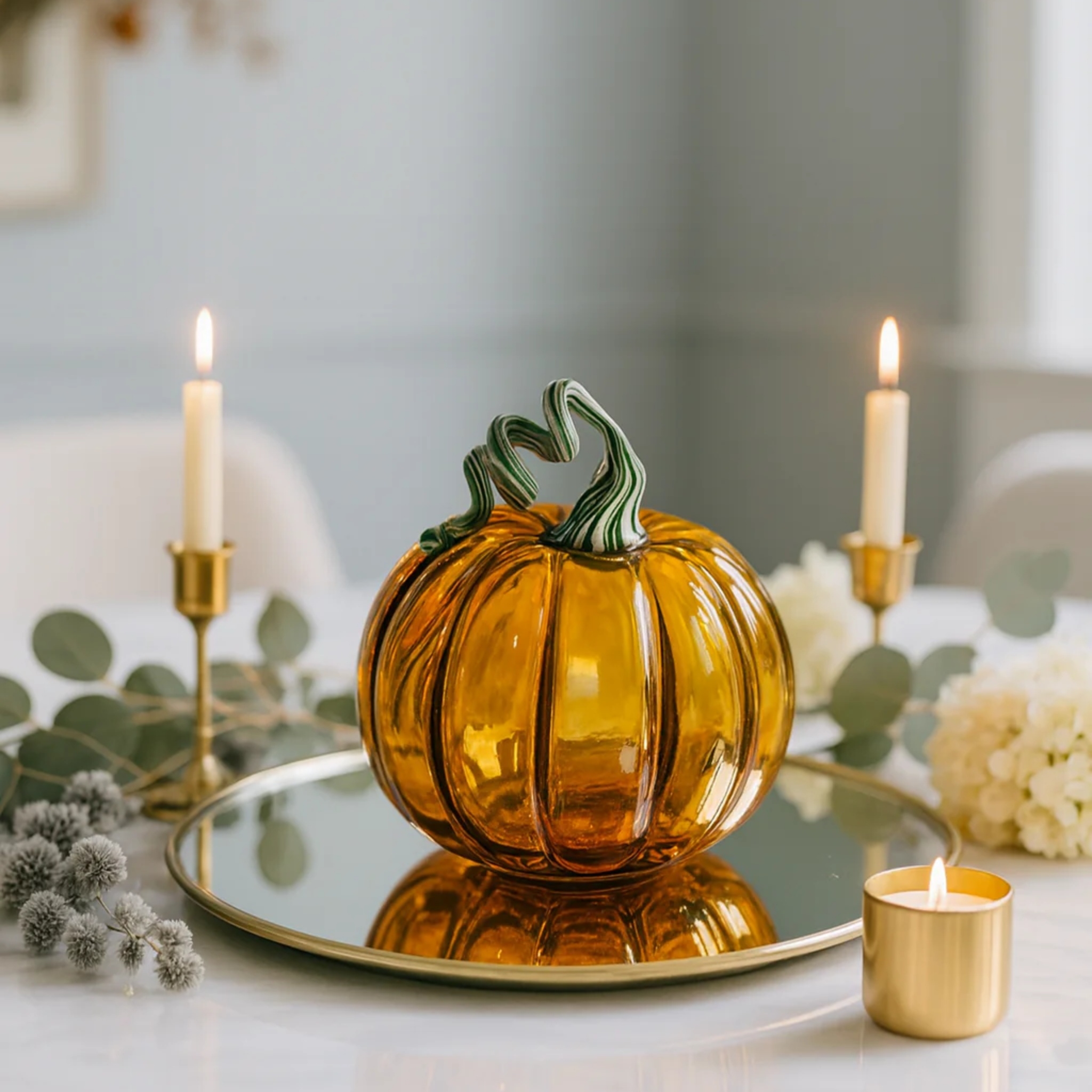 Pumpkin Collectible by RUSTIC HORSE GLASS STUDIO | Tooffi