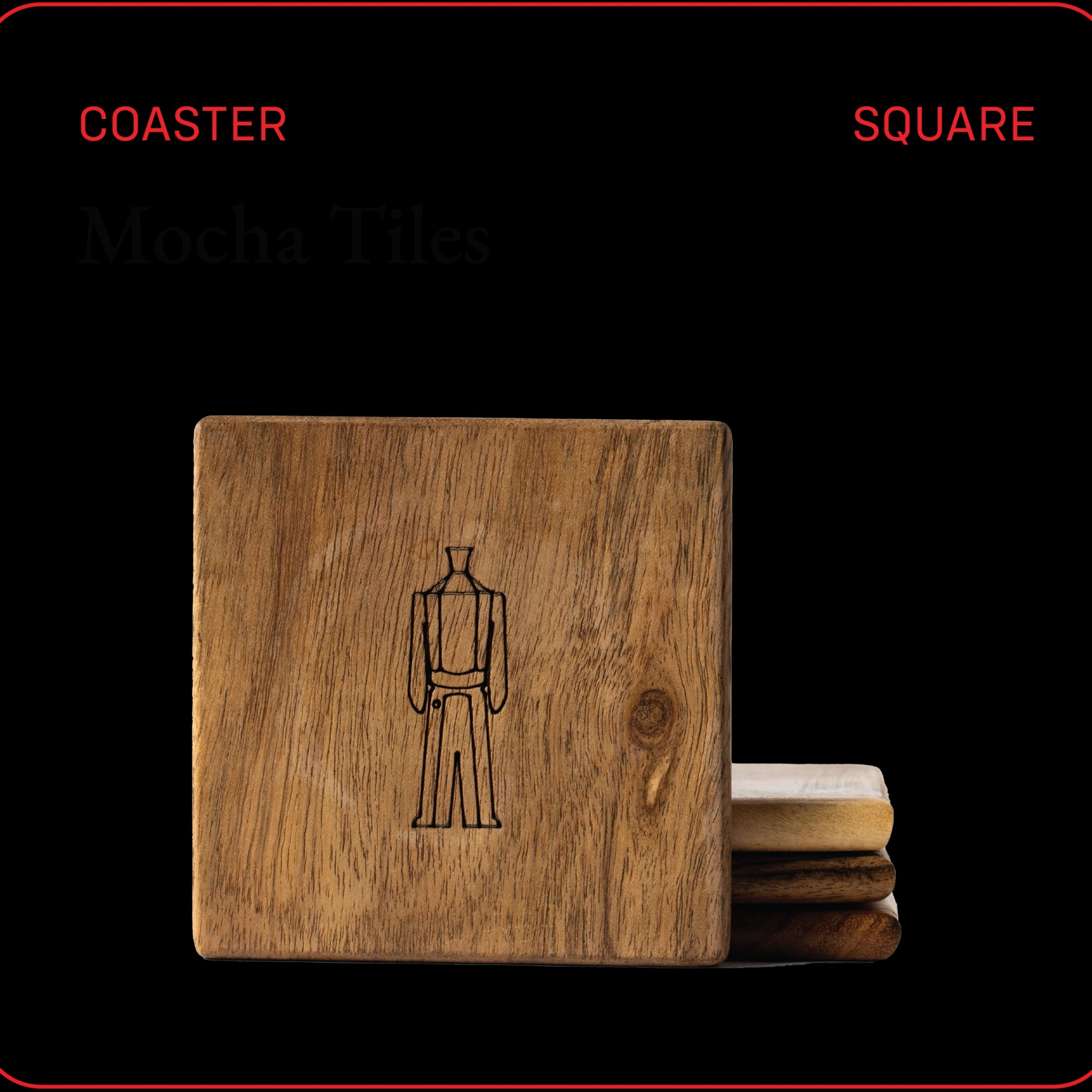 Mocha Tiles (Set of 2)