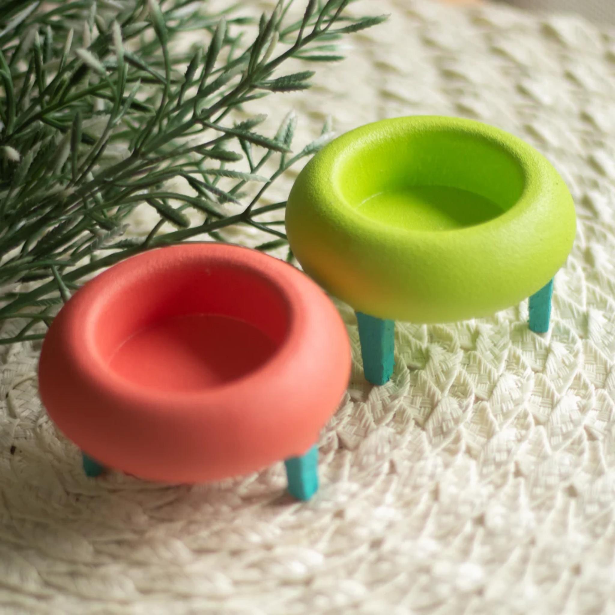 Tealight Tripods Pastel Pop (Set of 2)
