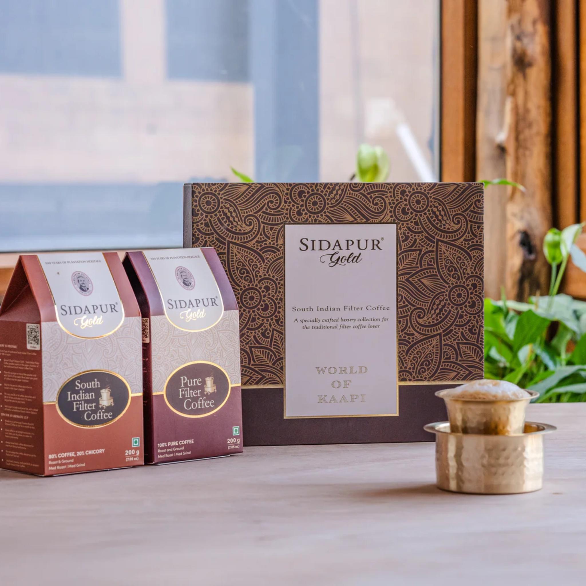 World of Kaapi - Sidapur Gold - Filter Coffee Gift Box