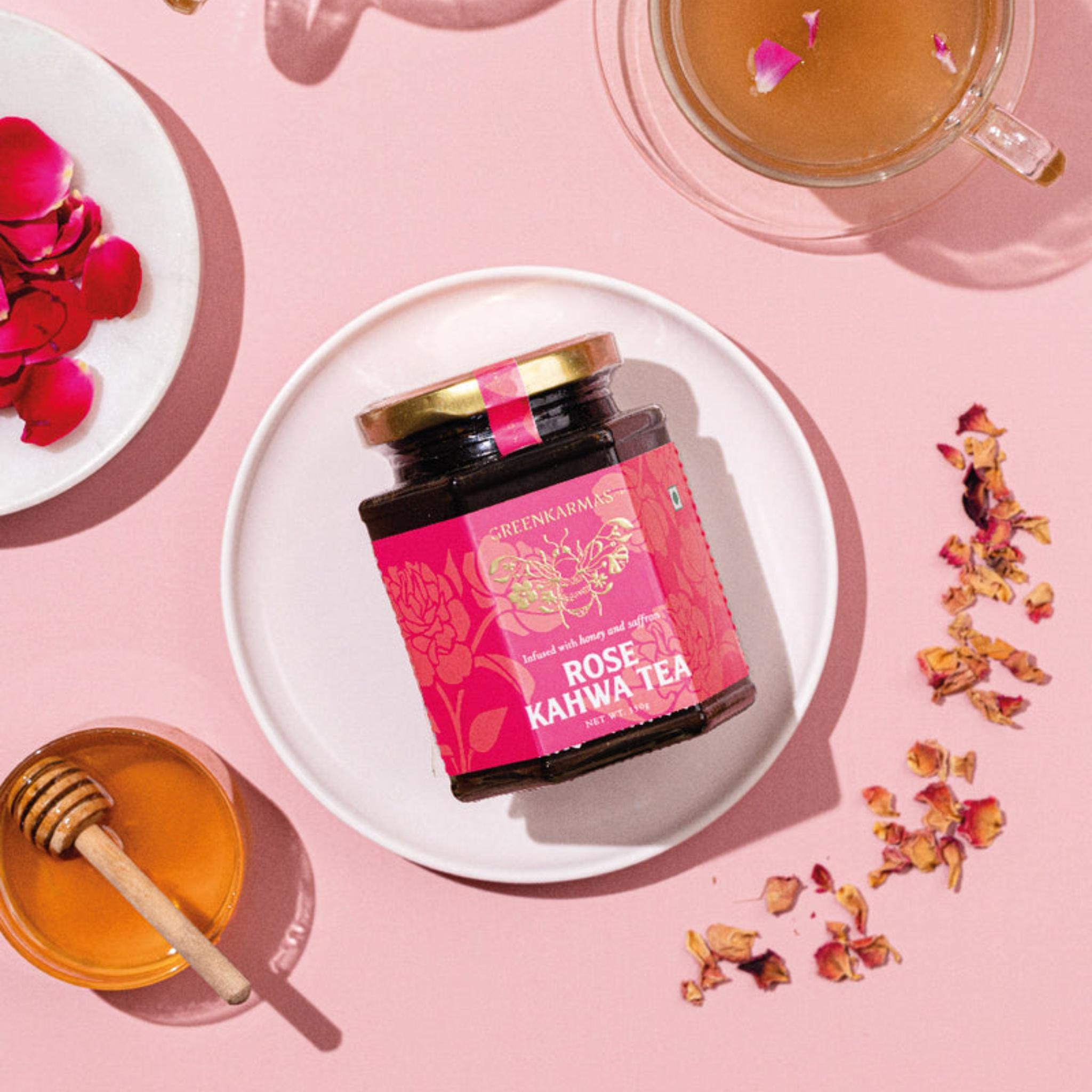 Rose Kahwa Tea -Ayurvedic