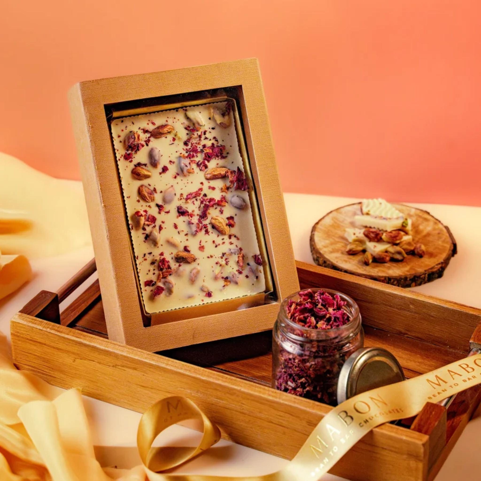 Rosy Pistachio Bark Gift Box (80g)