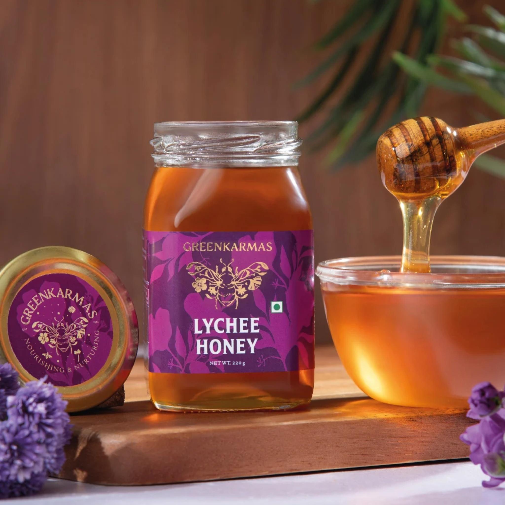 Naturally Pure Lychee Honey(350g)