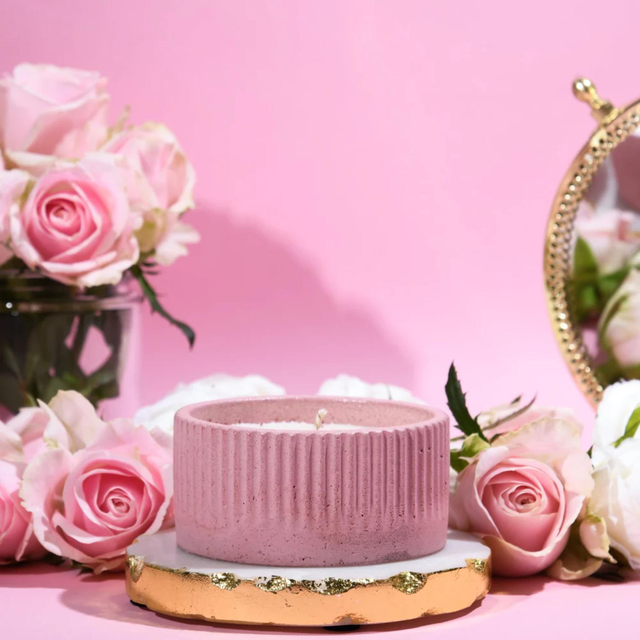 Mini Rose Candle