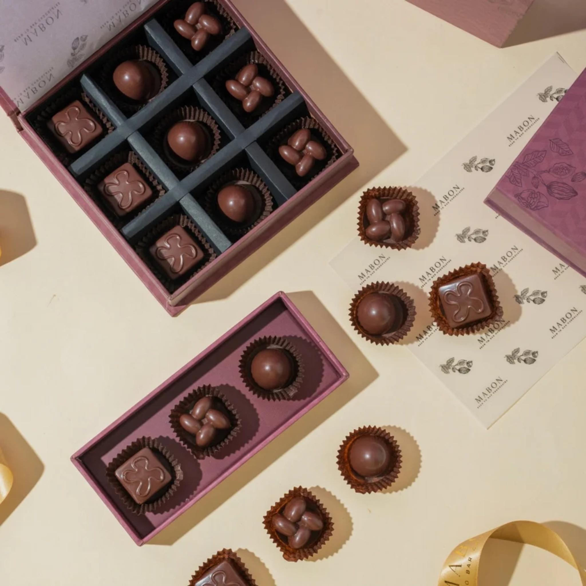 Luxury Chocolate Bonbons (Box of 9)
