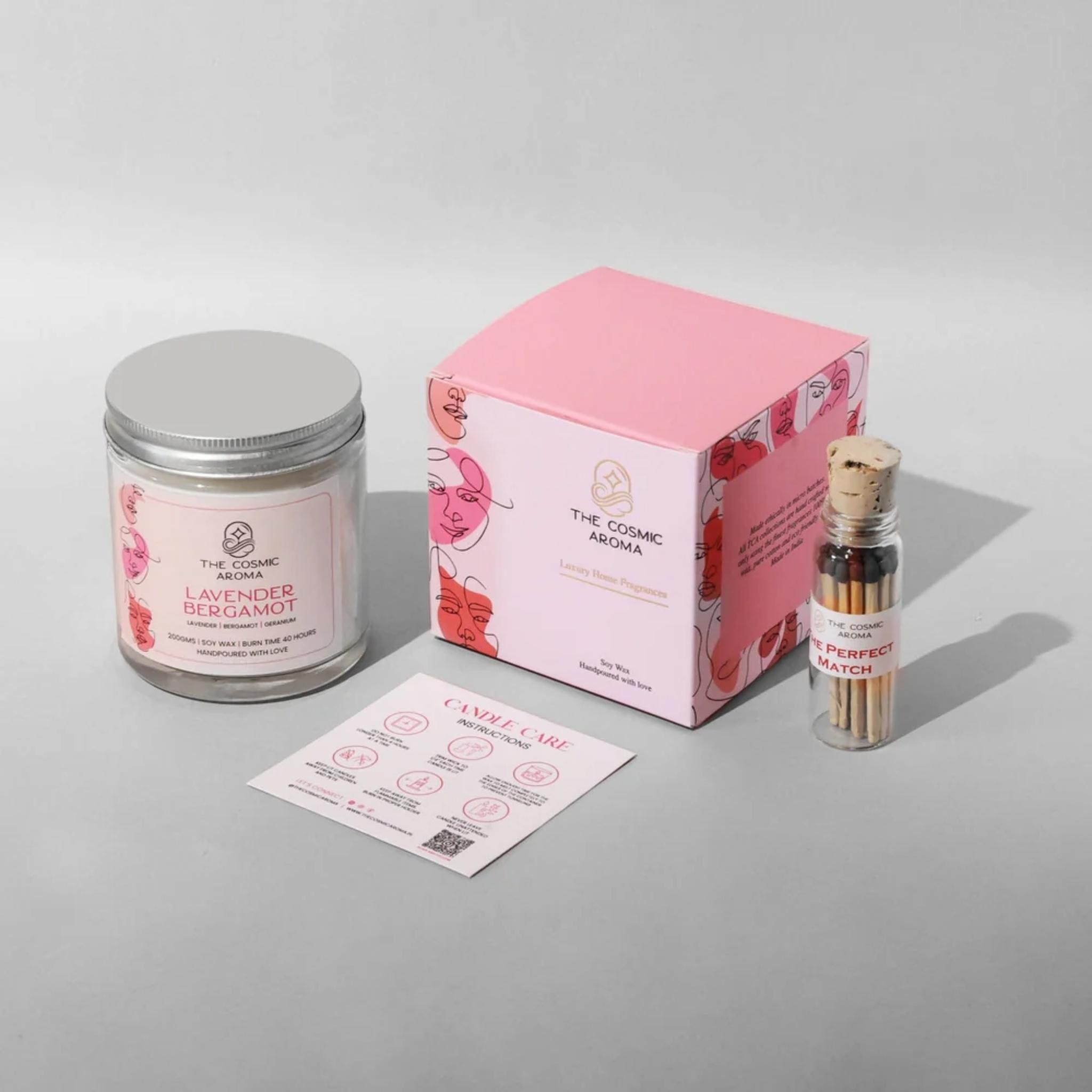 Lavender Bergamot Soy Candle