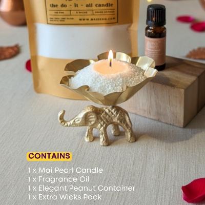 Elephant Decorative Candle