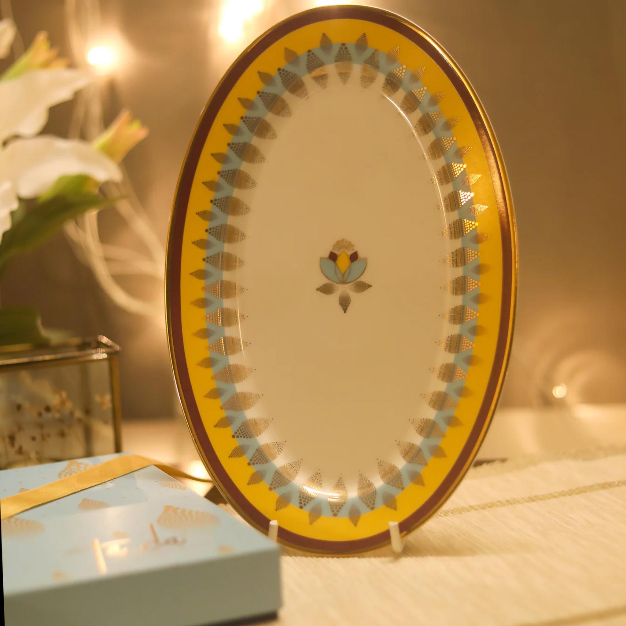 the sea of sansara - oval platter gift box set