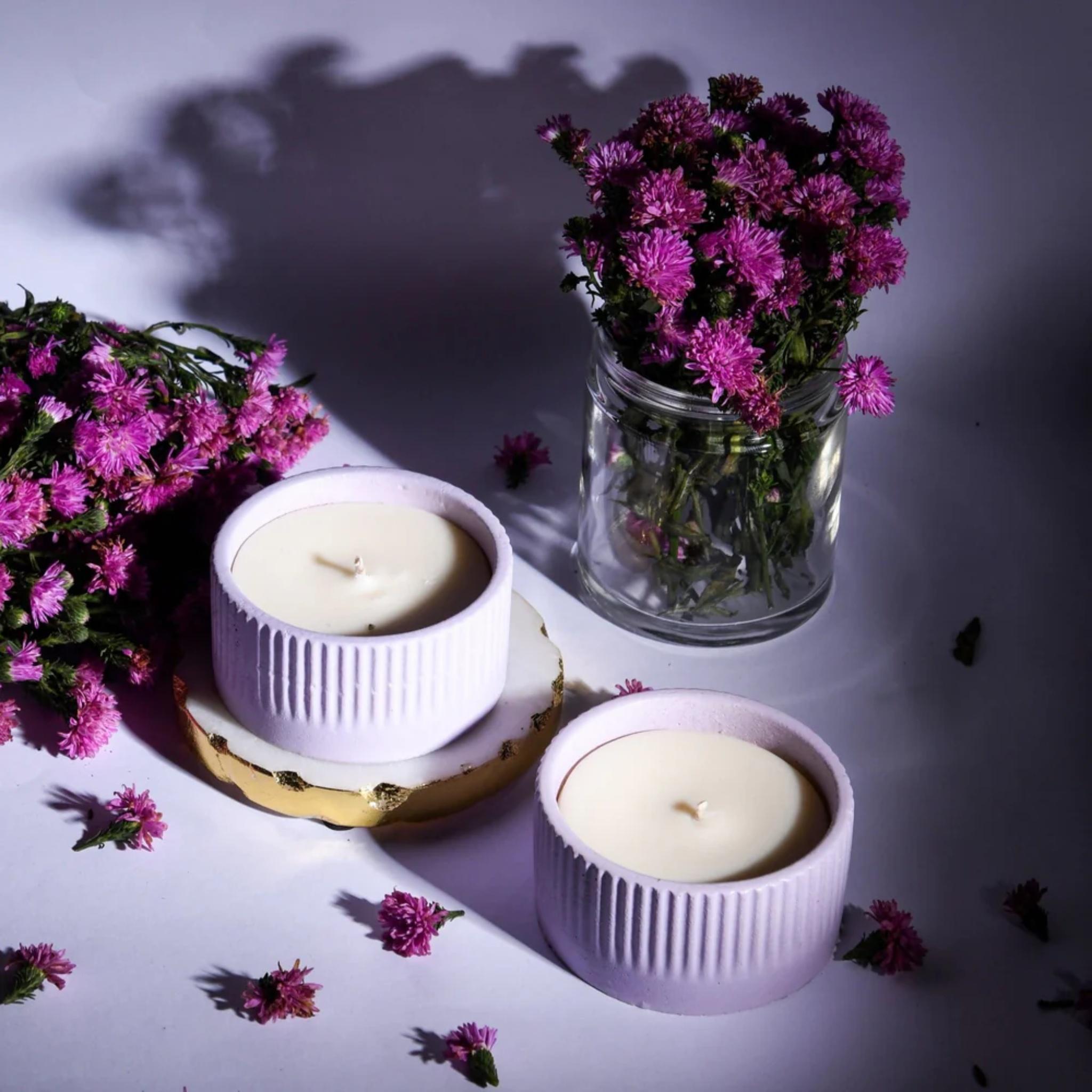 Mini Lavender Candle