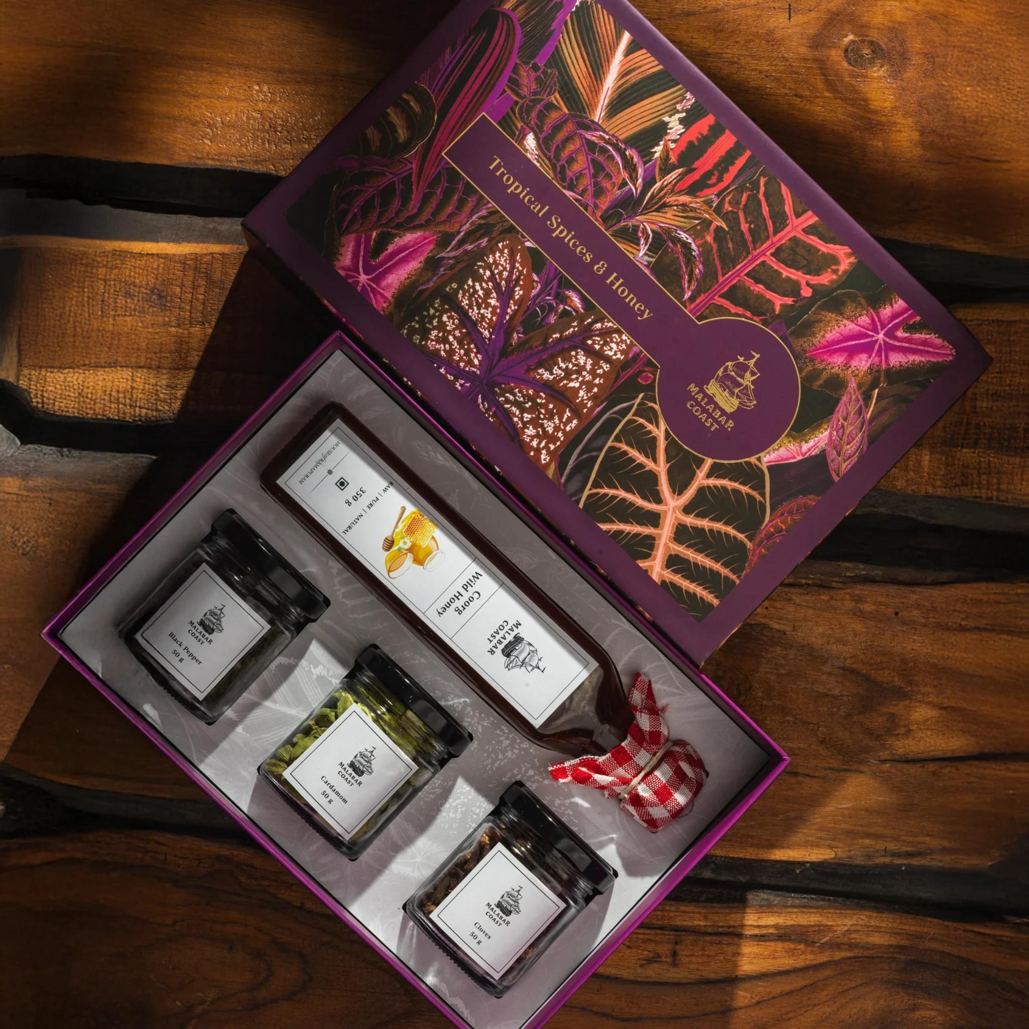 Tropical Spices & Honey Gift Box (Big)