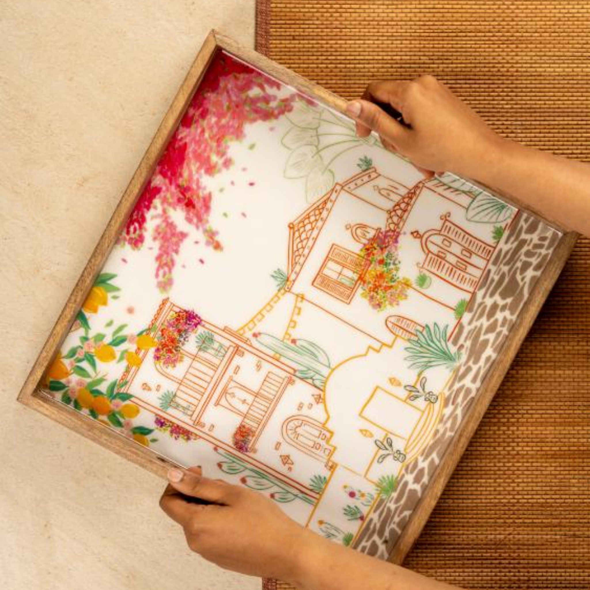 Tray Wooden Dolce Vita