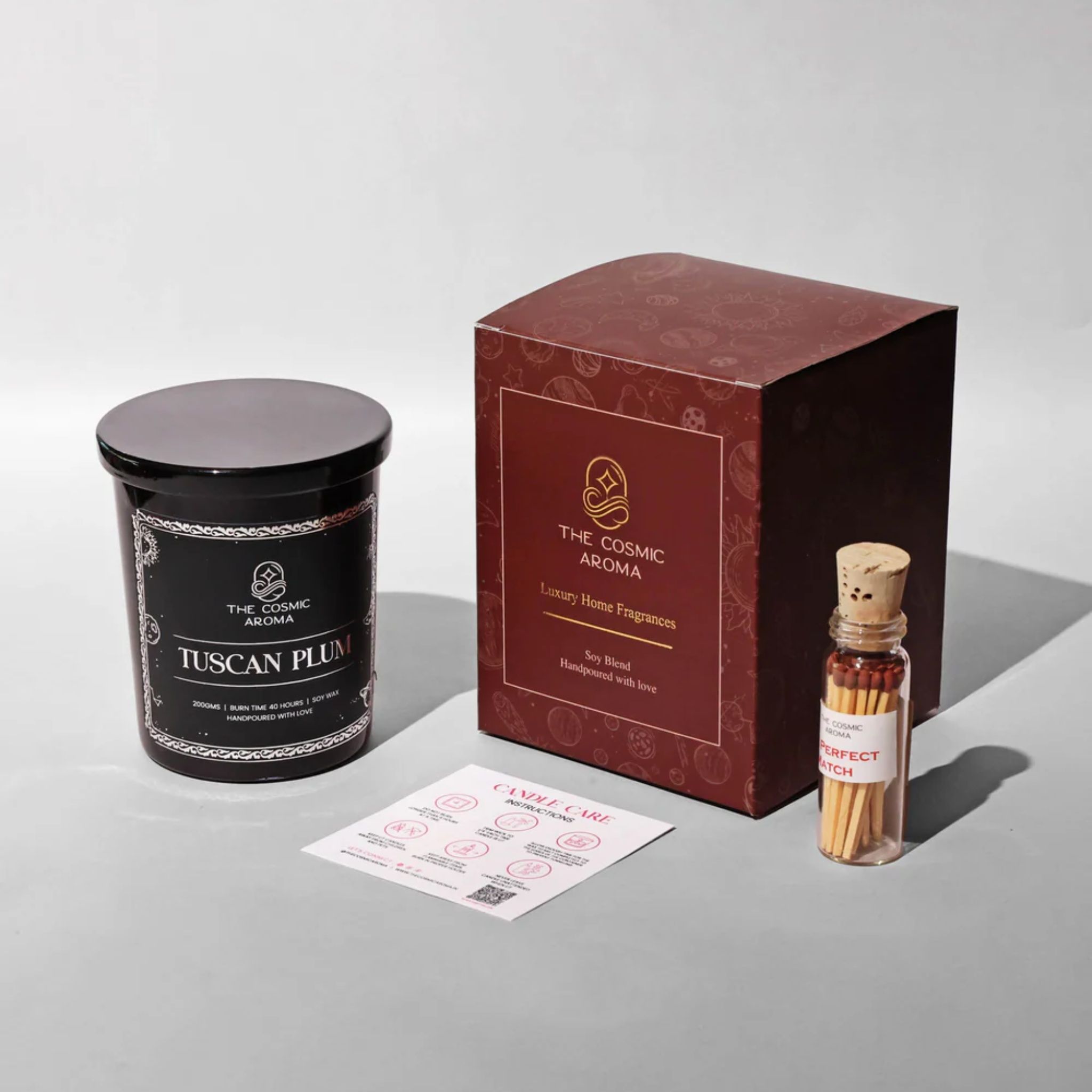 Tuscan Plum Candle by The Cosmic Aroma | Tooffi
