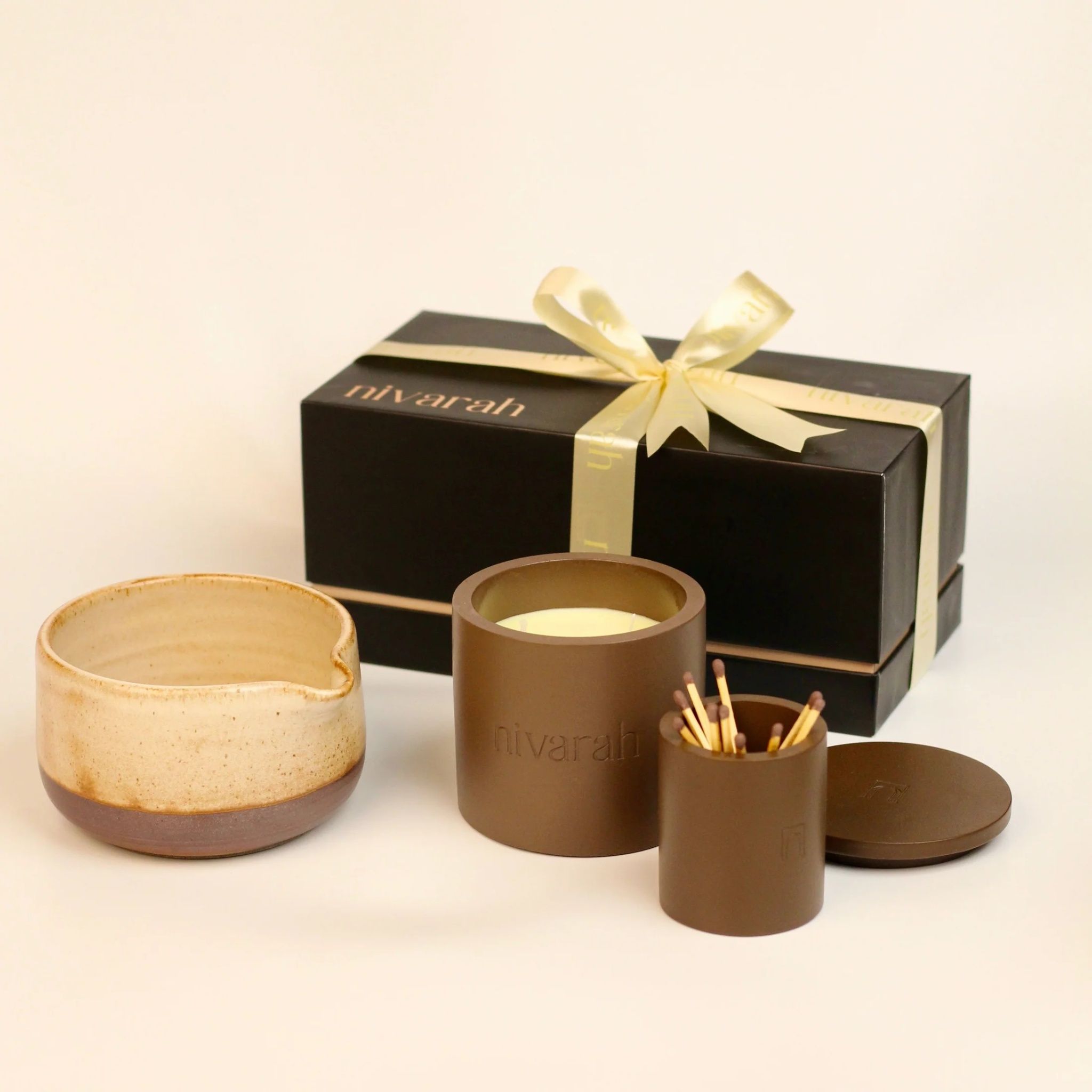 Sukoon Matcha Bowl & Candle Gift Box