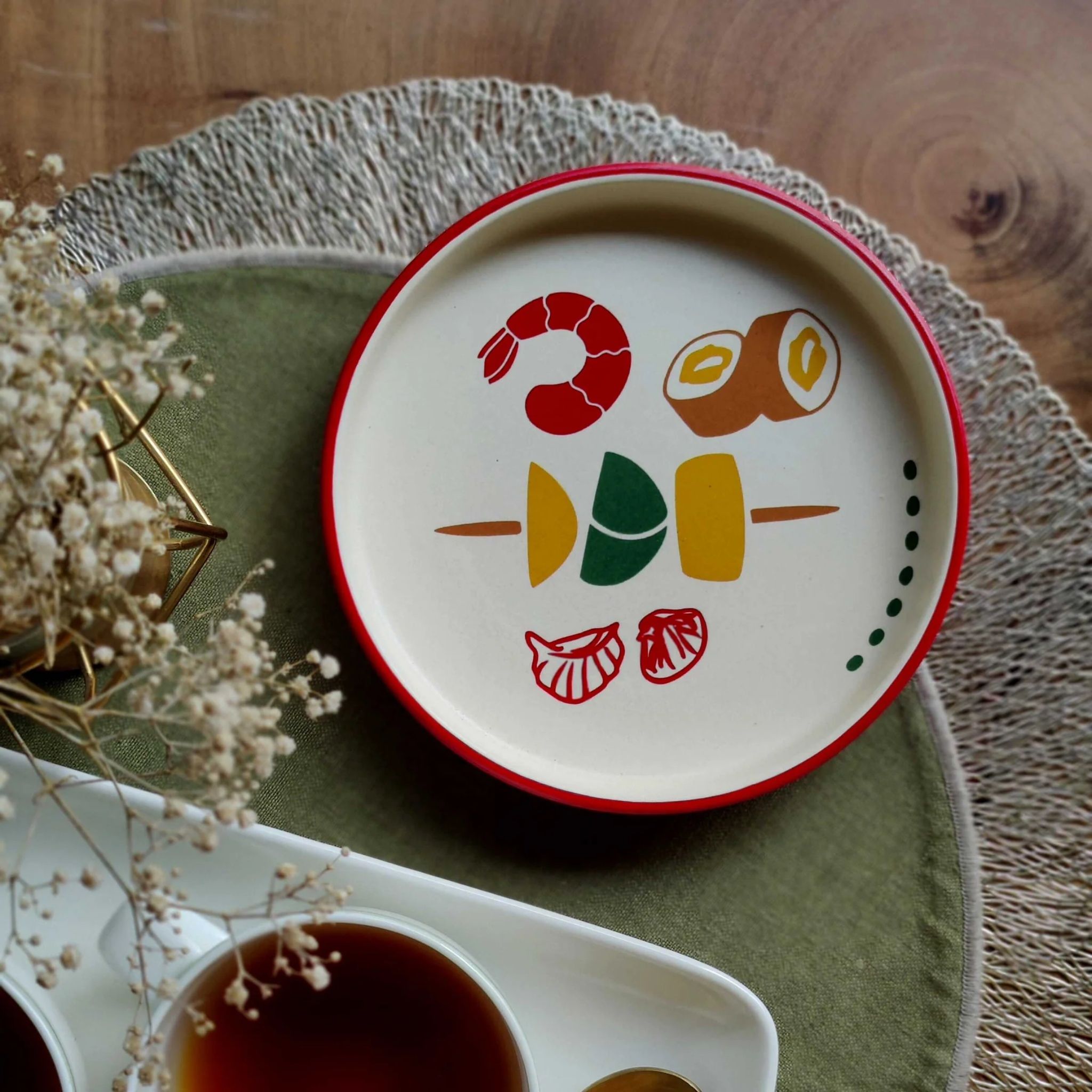 Let’s Ketchup – Bite Plates by urbankart - ta.da tableware | Tooffi