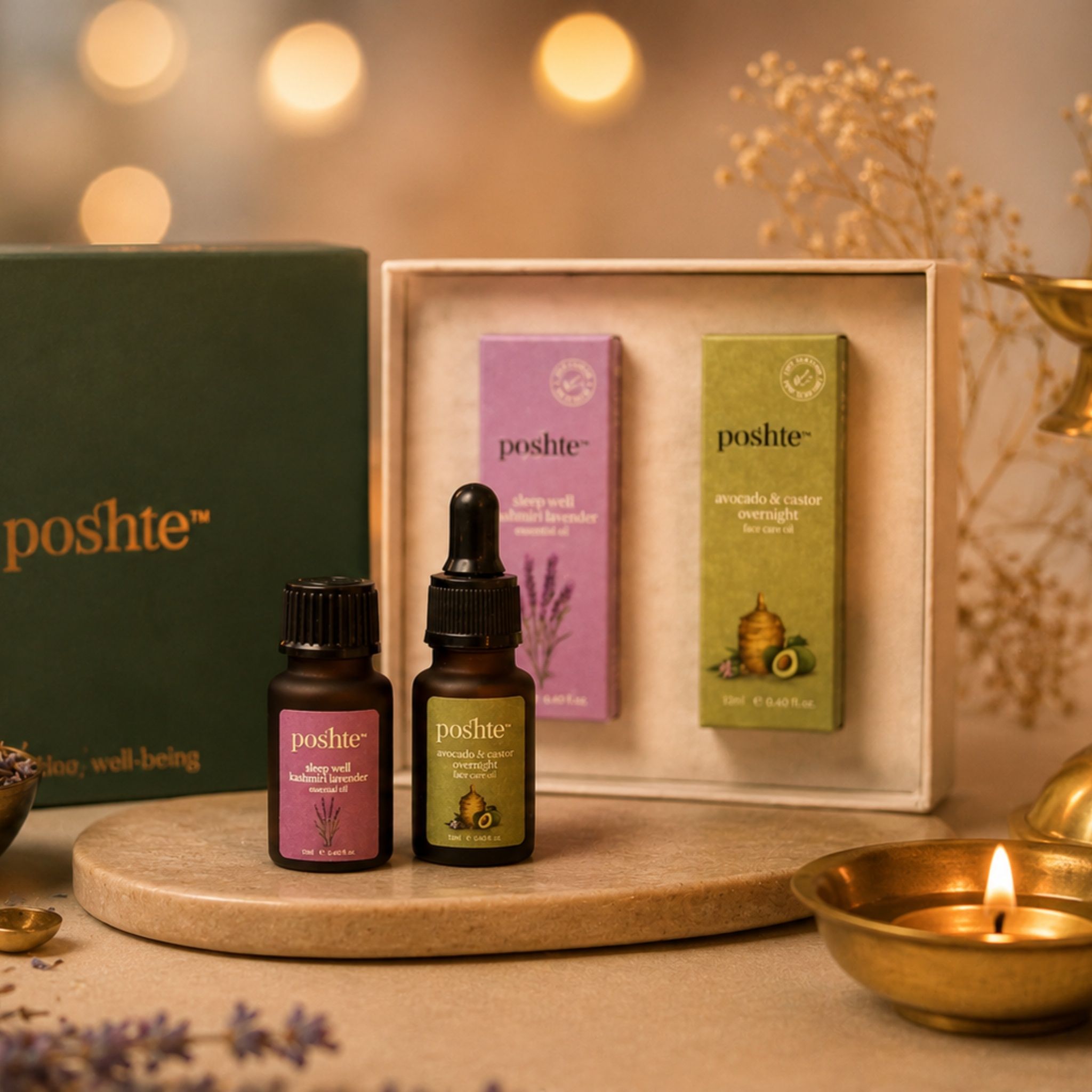 Luxurious Well-being Gift Set by Poshte | Tooffi