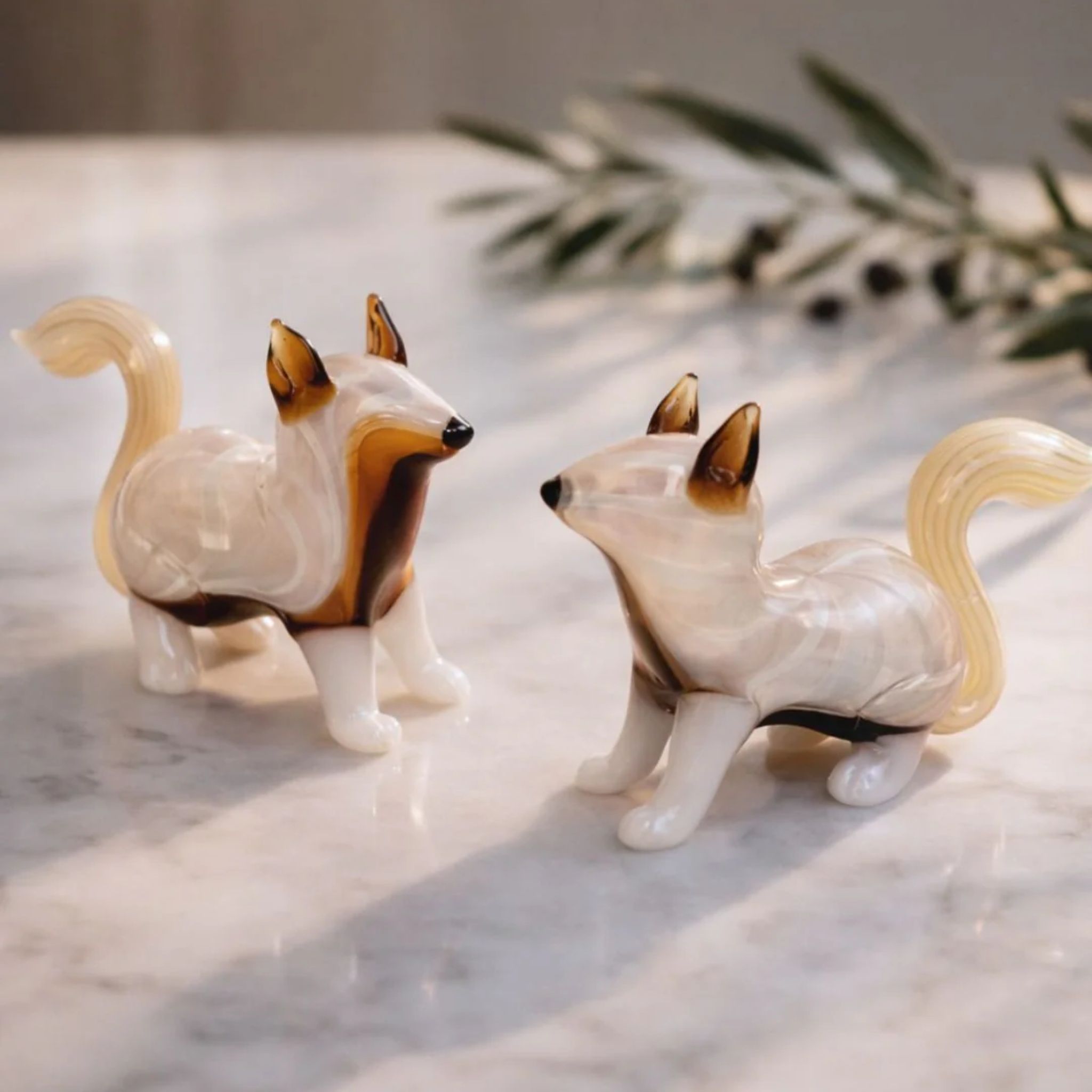 Soft Mist Gilhari — A Forest Companion by RUSTIC HORSE GLASS STUDIO | Tooffi