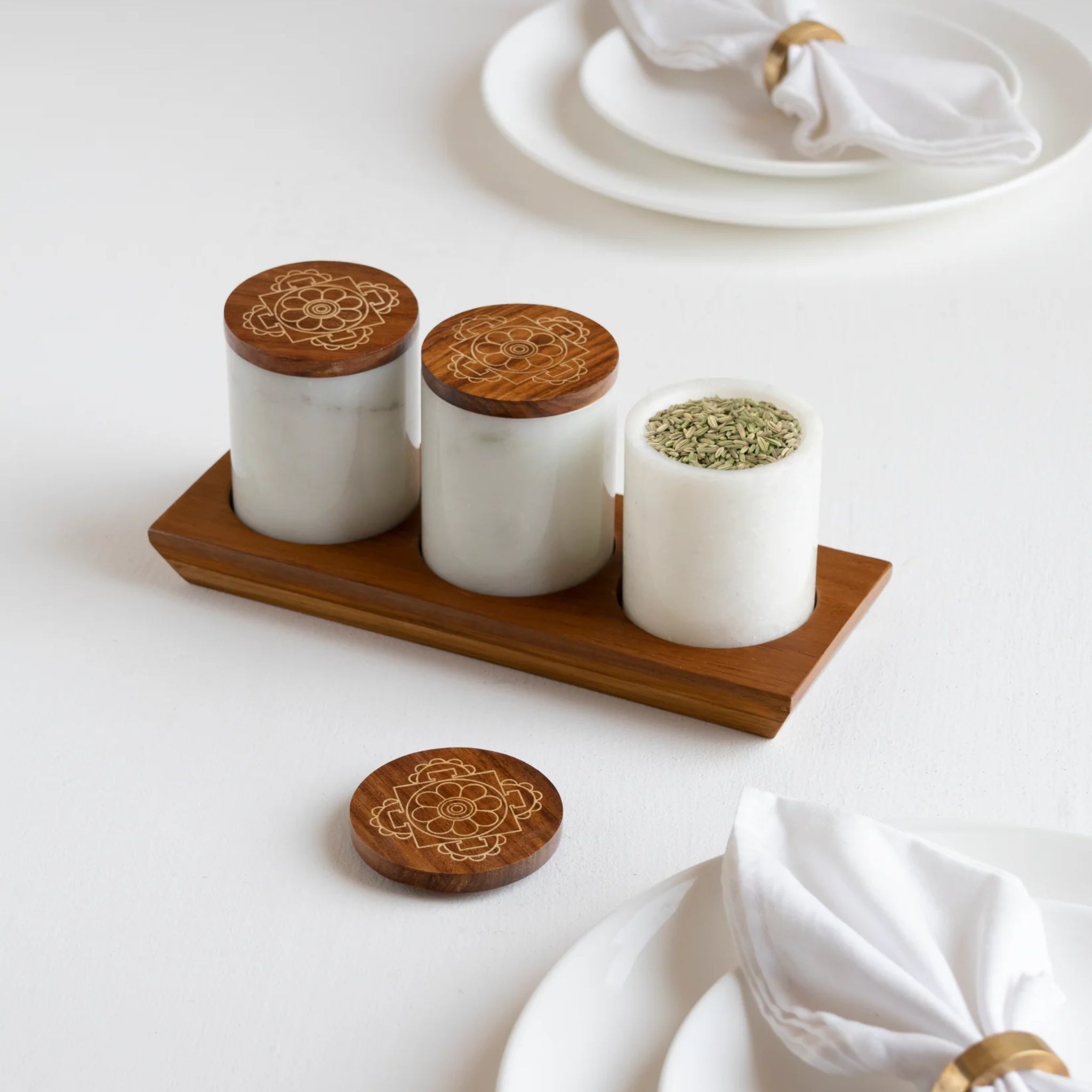 Mandala Condiment Servers by Saswata | Tooffi