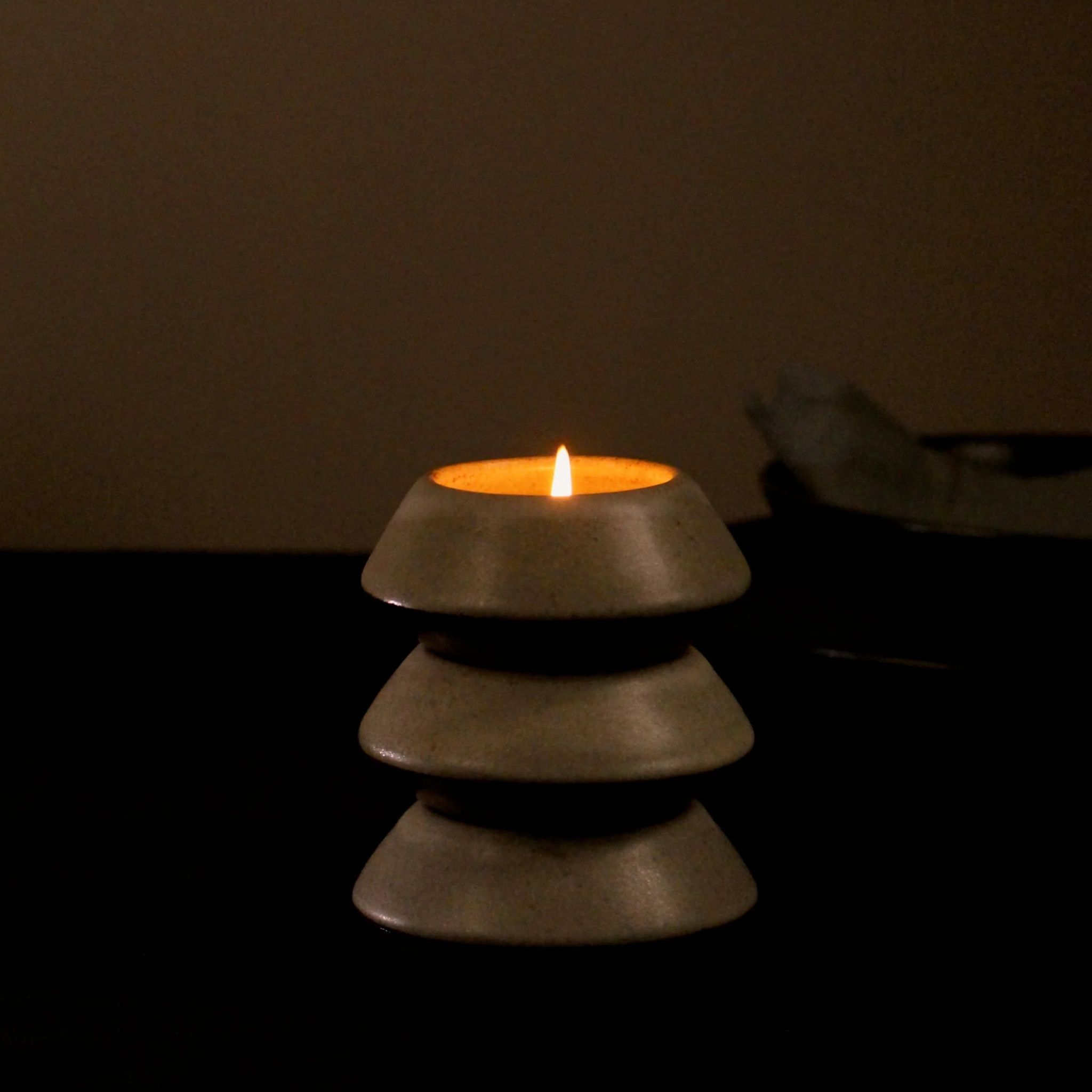 Tula - Stackable Tealight Holder & Candle - Set of 3