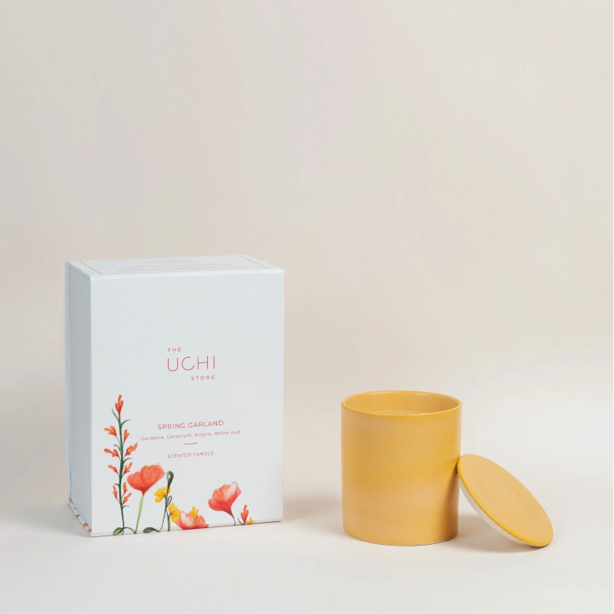 Spring Garland candle by The Uchi Store | Tooffi