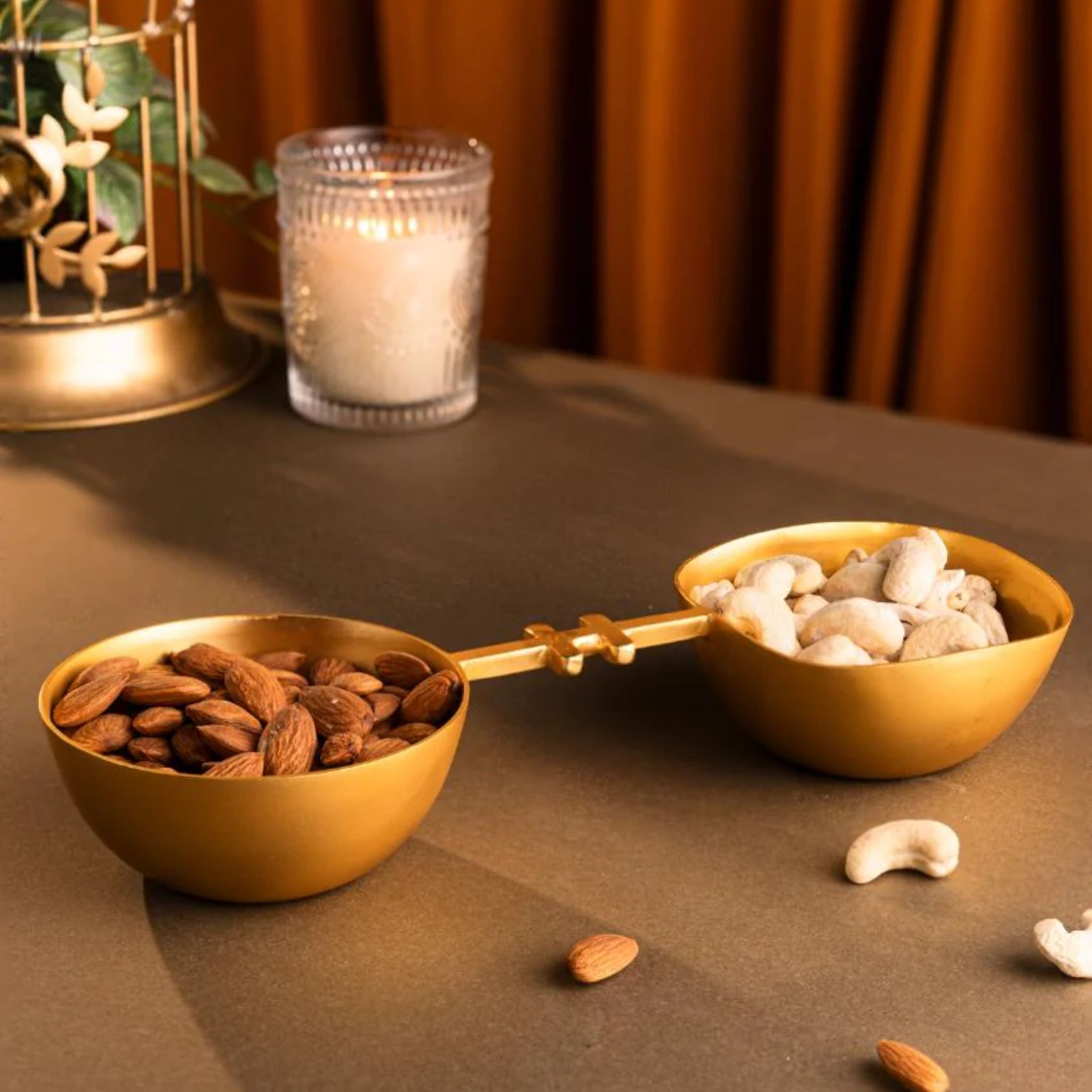 Celestial Gold Nut Bowl by The Pitara Project | Tooffi