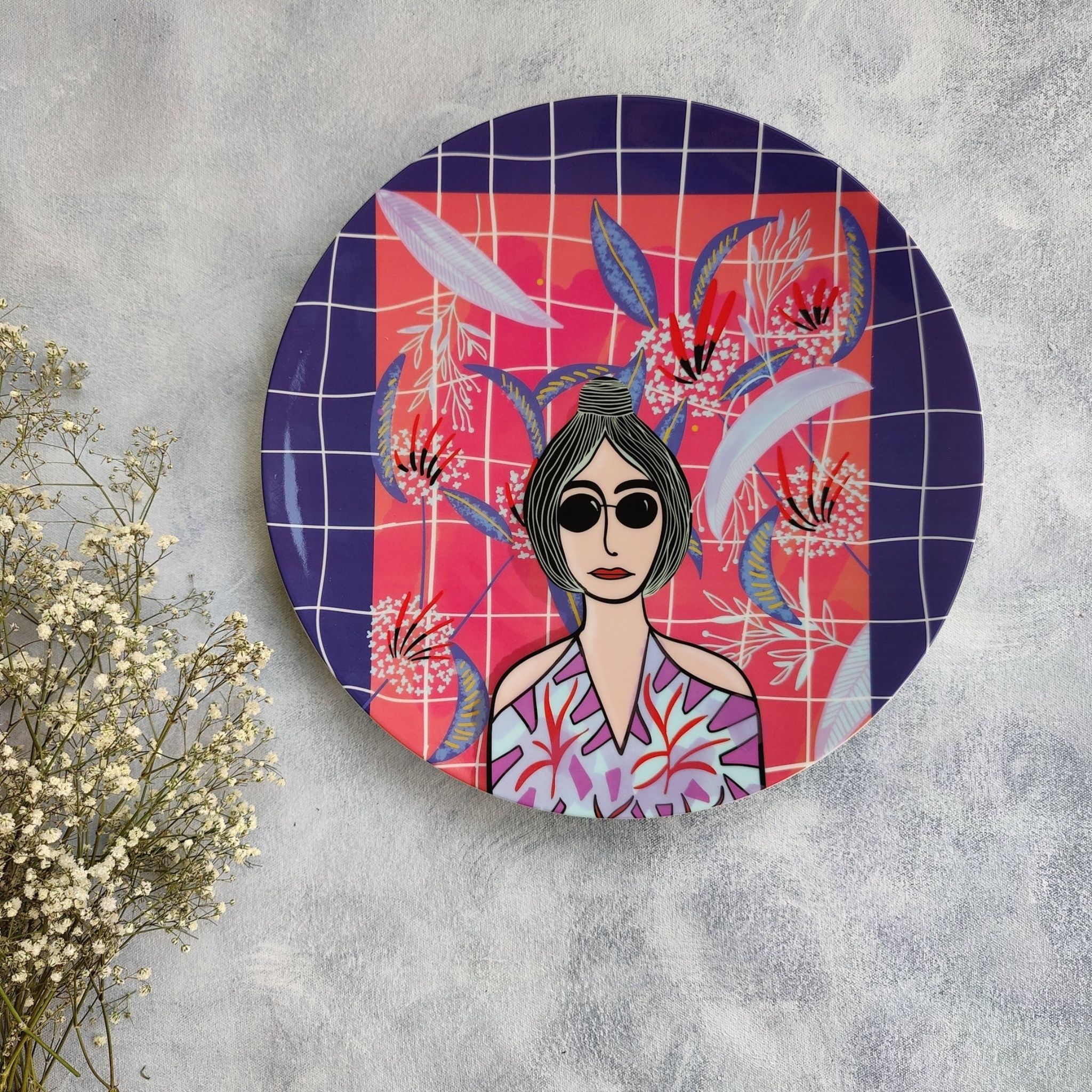 Autumn in Tokyo - Decor Plate by urbankart - ta.da tableware | Tooffi
