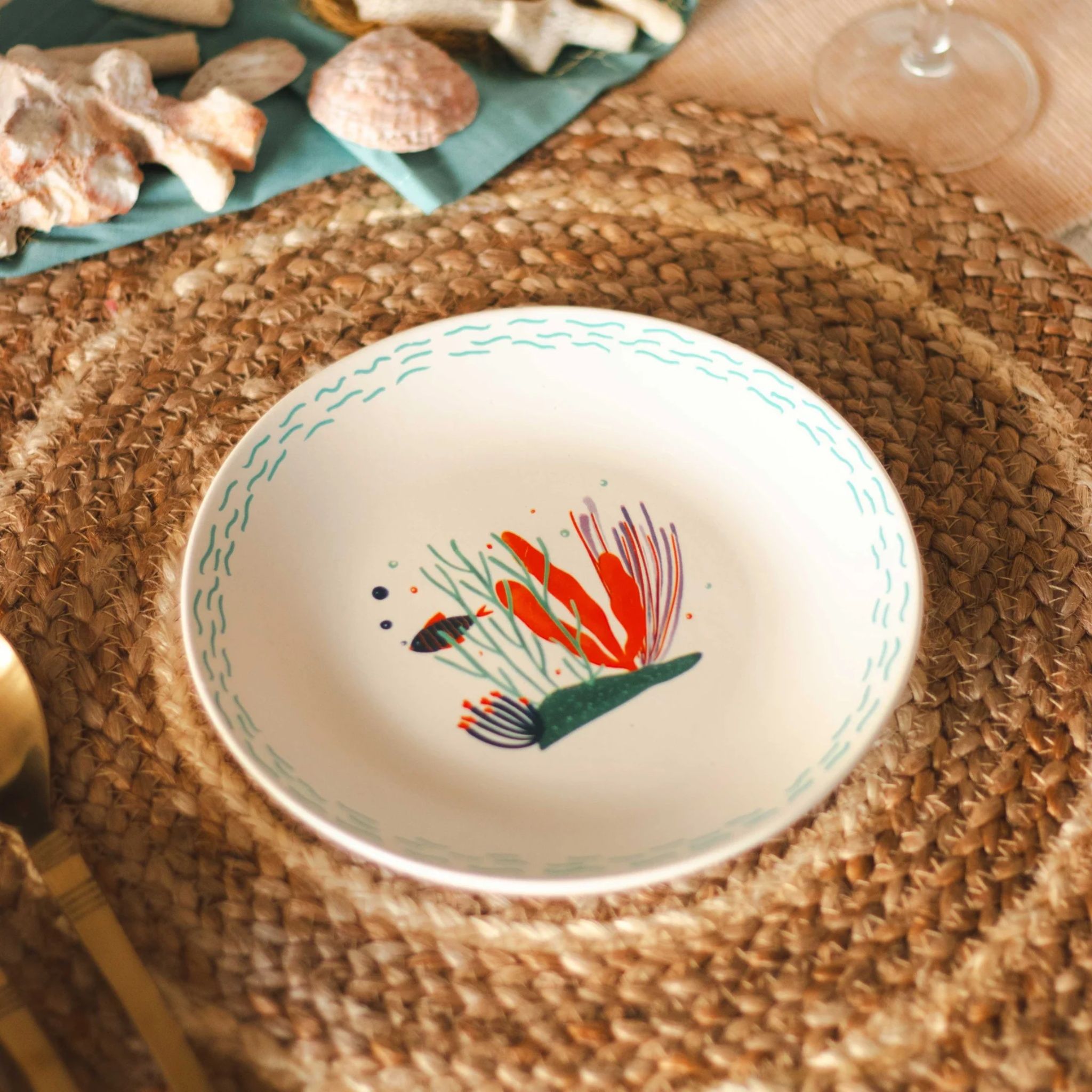underwater treasures - Quarter / Snack Plate