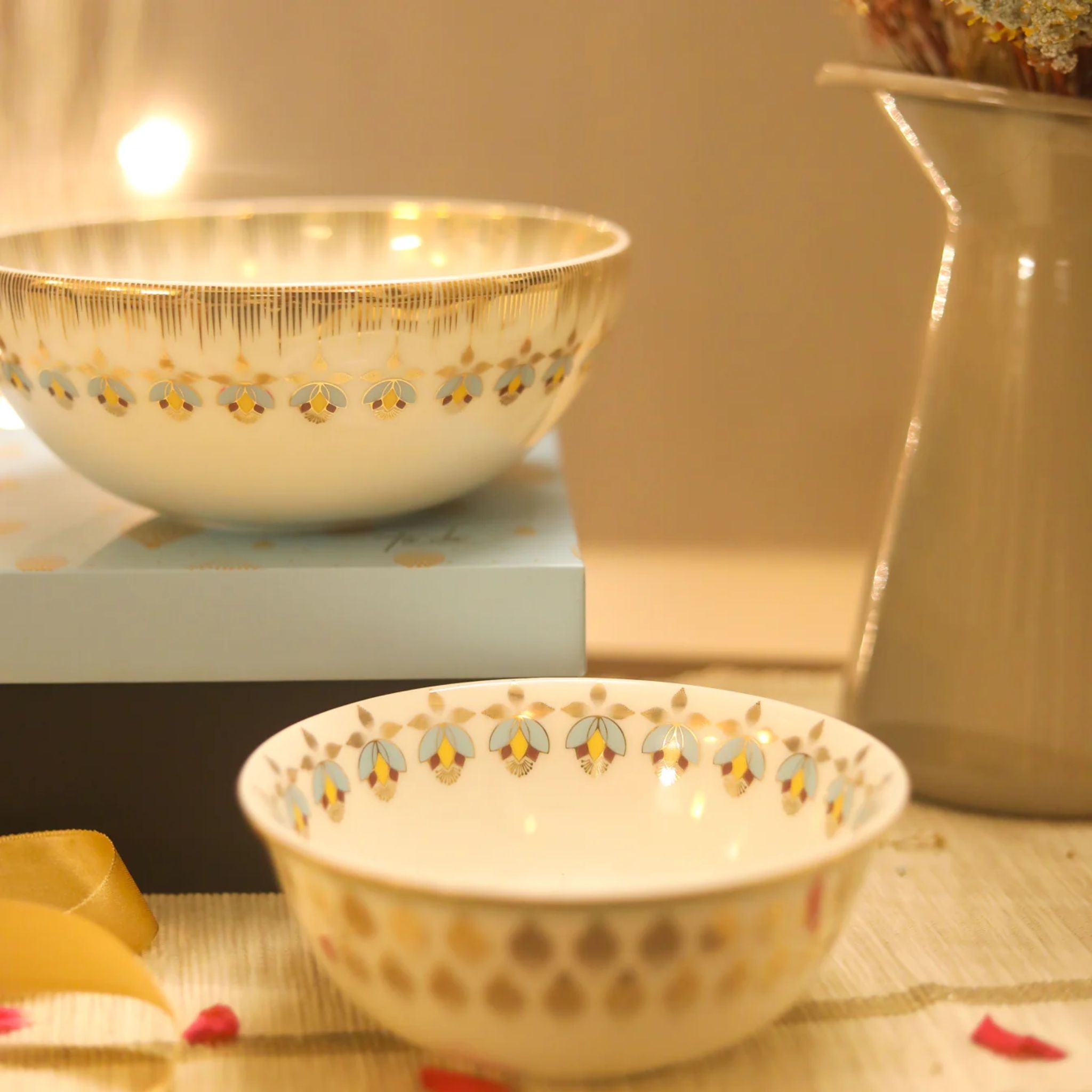 the sea of sansara - serving bowl gift box set by urbankart - ta.da tableware | Tooffi