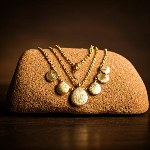 Handmade gold necklaces — artisan jewelry