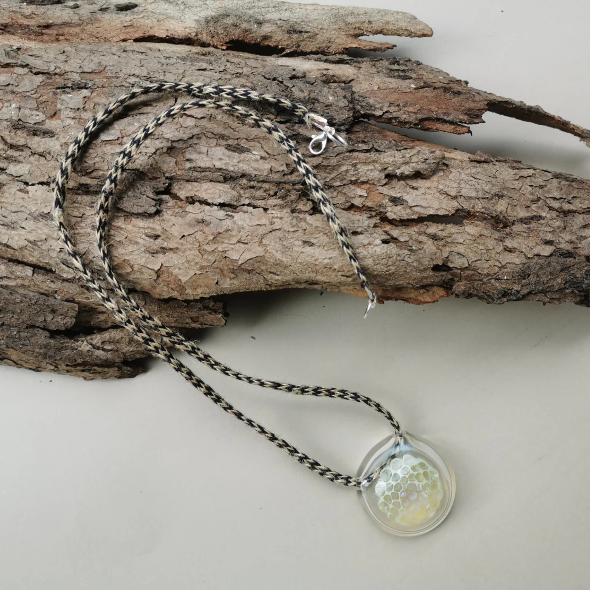 Earth Series Necklace - Misty Pearl
